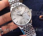 Perfect Replica Jaeger LeCoultre Master White Dial Index Markers Stainless Steel 42mm Watch